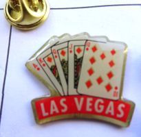 Pin LAS VEGAS Spielkarten