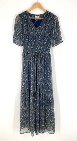 friendtex langes Sommerkleid Kurzarm, Grösse XS, *Neu*