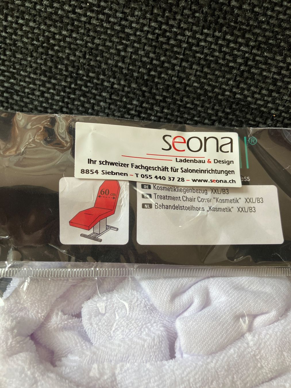 Kosmetik-& Massageliegen: Kosmetik Liege Bezug weiss – Neu und originalverpackt aus valbella von Rinchen64 1