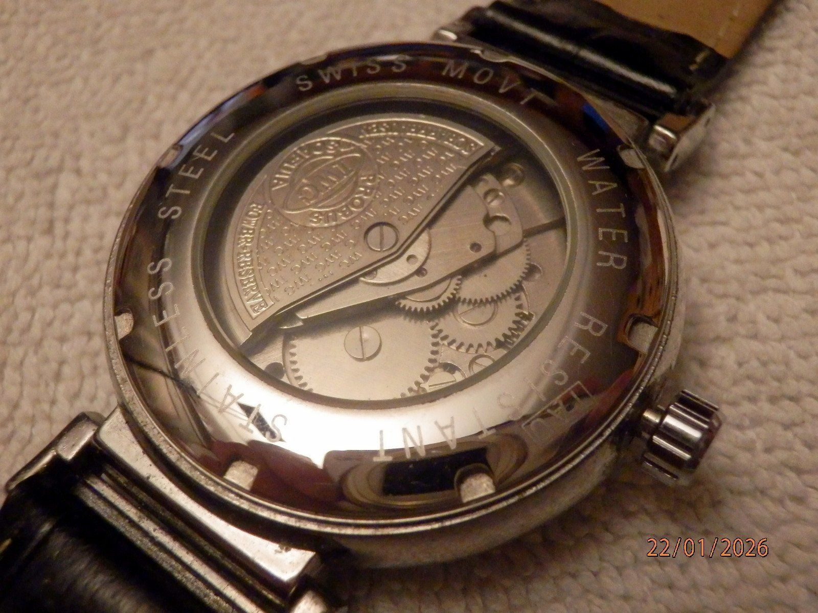 IWC Orologi: IWC Mark XV, Automatic, Datum, Glasboden, Tachimeter, 41mm – Usato da Ueberstorf venduto da dinbau 6