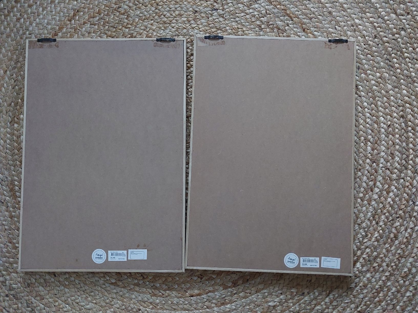 Foto & Immagini: 2er Set Wandbilder, Maisons du Monde, 34x50cm. – Usato da Einsiedeln venduto da rava02 2