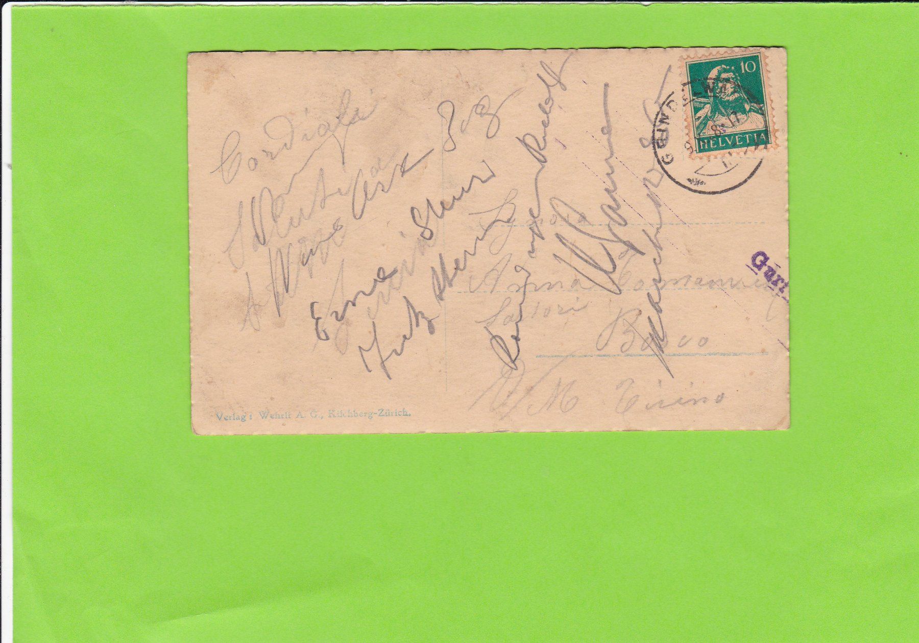 Cartoline postali: Grindelwald-Strassenpartie-belebt – Usato da St. Peterzell venduto da neckertal 1