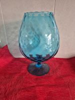Vase décoratif bleu verre de Murano vintage V1