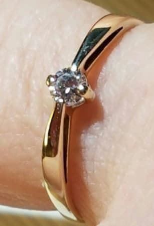 Bagues: Brillant - Solitär-Ring Gelbgold – Neuf (Voir description) à Unterägeri par Altgoldschmuck 6