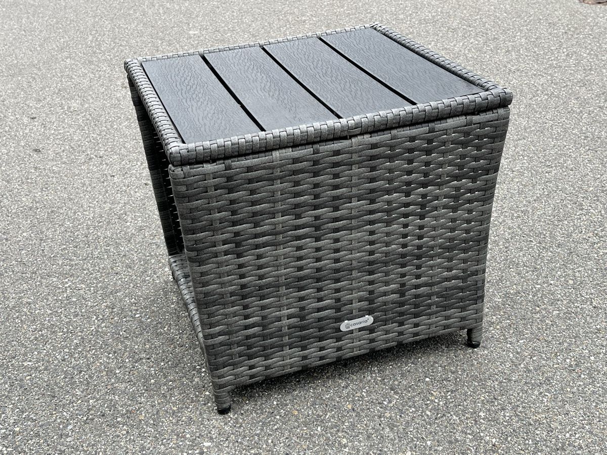 Tavoli: Casaria Gartentisch, Polyrattan, Grau, – Usato da Horgen venduto da Grizzly83 1