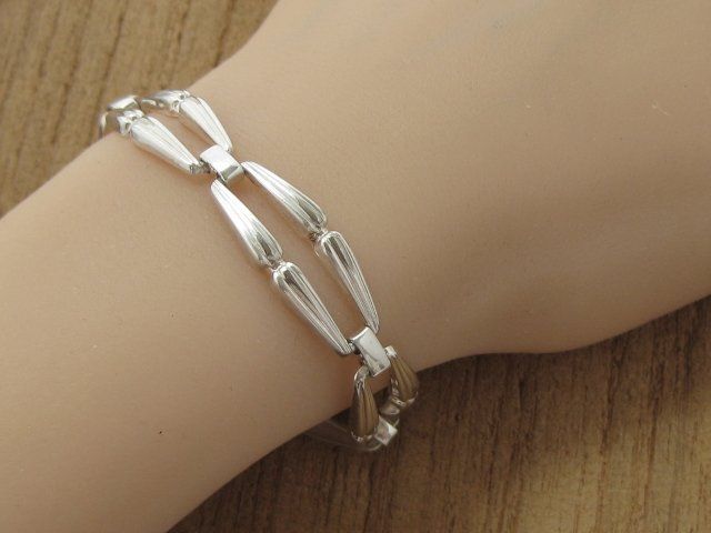 Bracciali & Braccialetti: Vintage Glieder Armband Silber 835 – Usato da Ermatingen venduto da Decovin 1