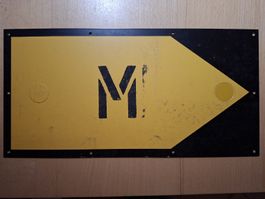 Armee Militär Wegweiser,  Blech 