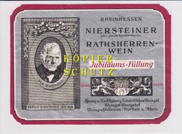 Etikette - Niersteiner Rathsherren-Wein (Jubiläum) /bd