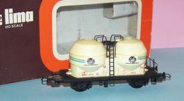 Lima H0 2804: OMYA Silowagen SNCF, Metallräder, DC, Rarität