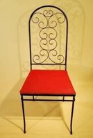 Vintage Elegantes Schmiedeisen Stuhl