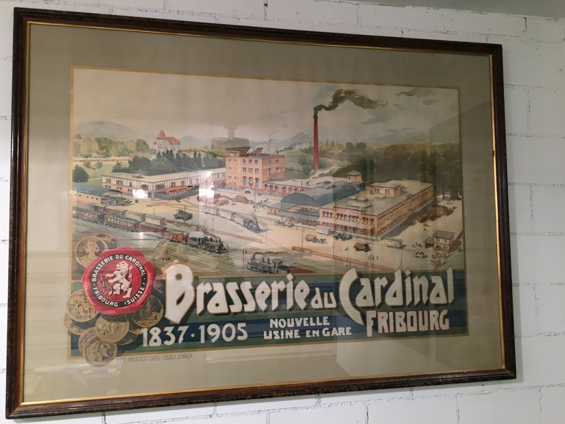 Foto & Immagini: Brauerei Cardinal Plakat gerahmt ist ein Orginal – Usato da Binz venduto da Dsc1