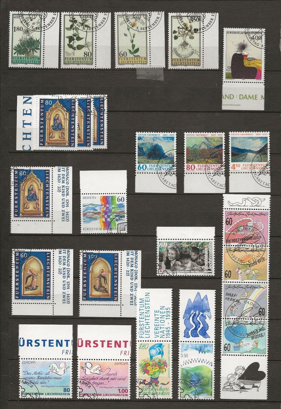 Alle Briefmarken: FL FDC Année 1995 ** – Neu (gemäss Beschreibung) aus Sion von PierreP01