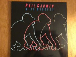 PHIL CARMEN, Wise Monkeys. Lp, 1986