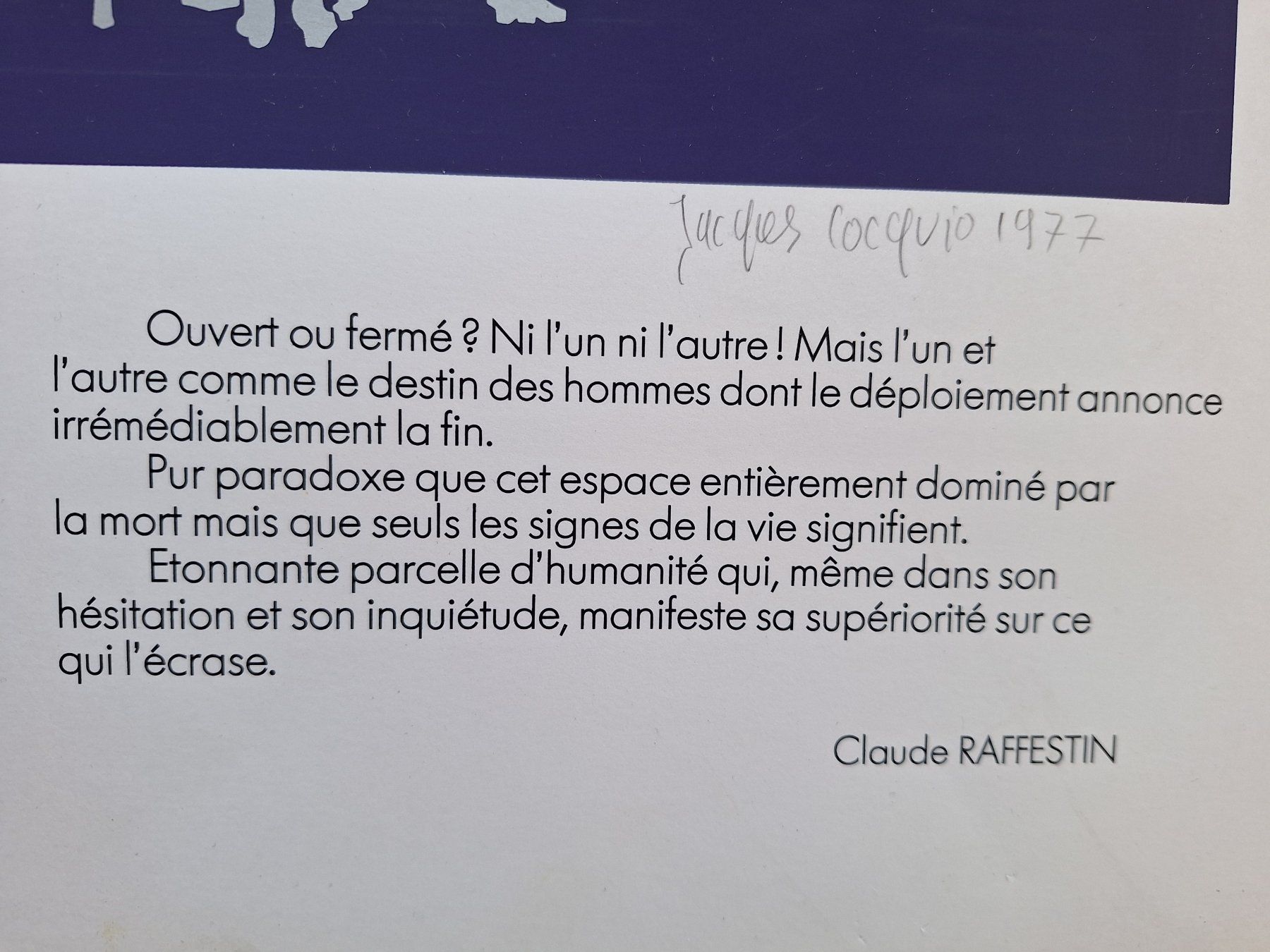 Grafica & Litografie: Lithographie de Jacques Cocquio de 1977 – Usato da Chêne-Bougeries venduto da xchrysalide 3