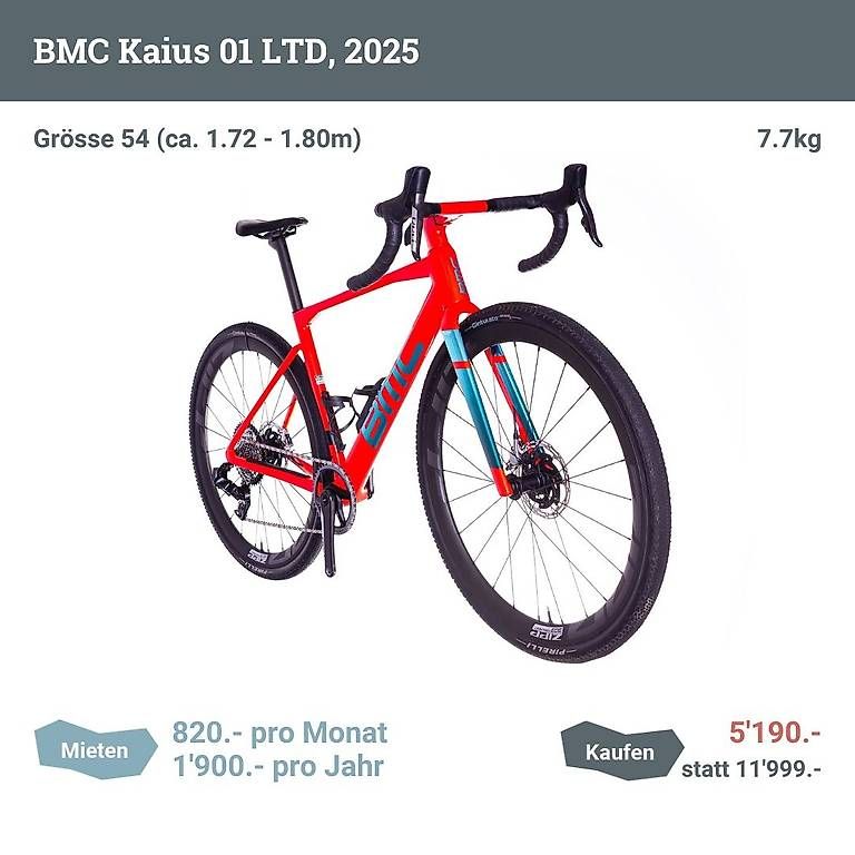 Velos: BMC Kaius 01 LTD (2025), Grösse 54 – Gebraucht aus Zürich von Testo 1