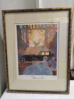 Affiche très Ancienne "Renault", Rétro, 1930, encadrée.