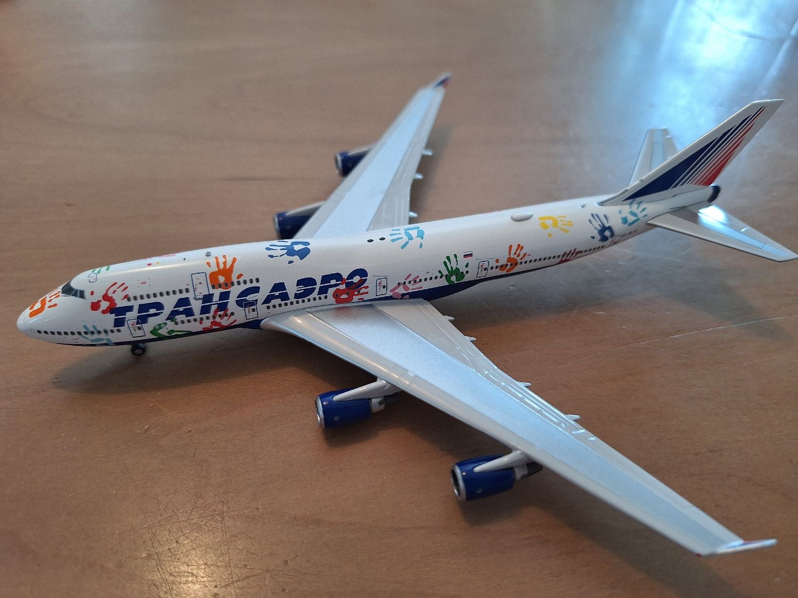 Boeing Kit di modellismo & Modellini statici: Boeing 747-400 Transaero 1:400 EI-XLK – Usato da Sargans venduto da nicsam1815 1