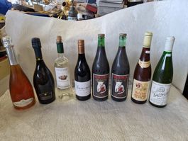 8 Flaschen diverse Weine und Prosecco