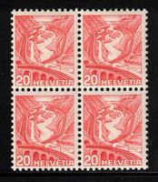 1936 Landschaften Nr.205z im 4er-Block, postfrisch **