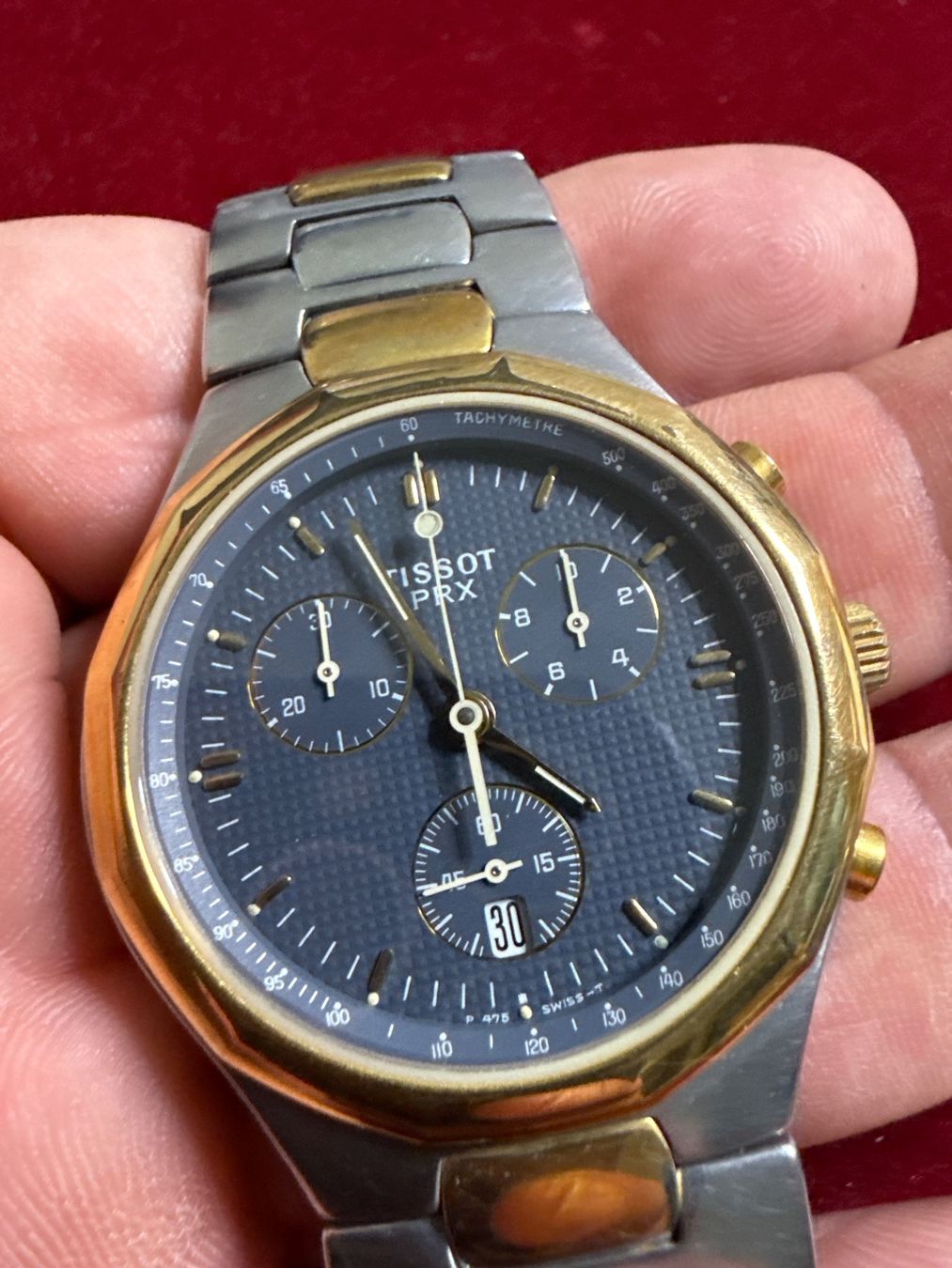 Tissot Orologi: Tissot PRX Chronograph Quarz 40 mm – Usato da Pfeffingen venduto da Allhandelklgwatches