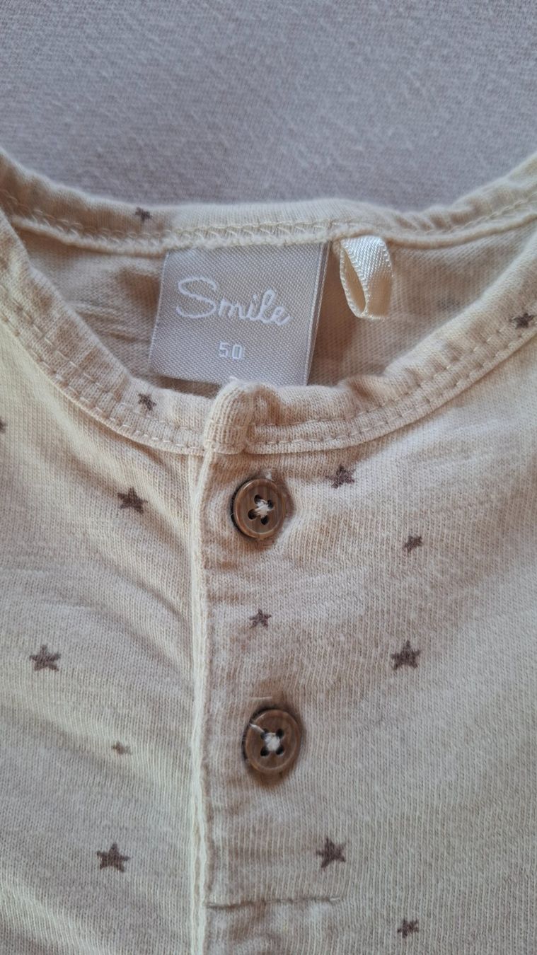 Migros Pigiama & Simili: Strampler Smile Grösse 50 mit Sternen Muster – Usato da Lü venduto da jas_minw 1