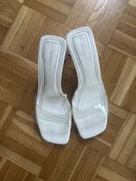 Sandalen Bershka transparent weiss Grösse 37 gebraucht