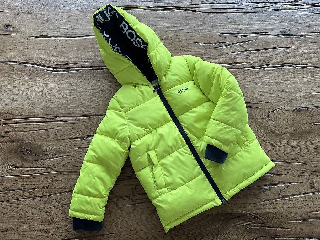 Hugo Boss Giacche & Cappotti: Neongelbe Hugo Boss Kinderjacke 108 – Usato da Buchs SG venduto da pessego2008 1