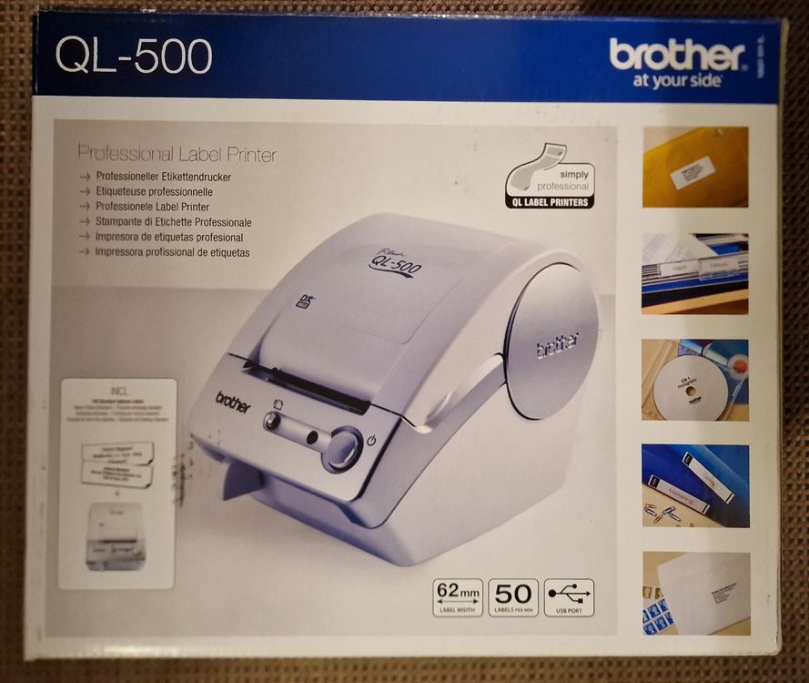 Imprimante d'étiquettes professionnelle avec Wi-Fi QL-800W - Brother