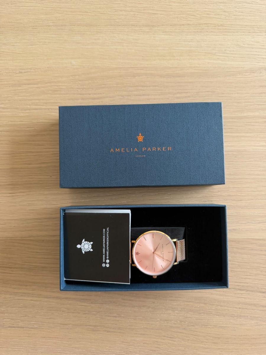 Parker Orologi: Amelia Parker Watch Rose Gold Mesh Strap – Nuovo e nell'imballaggio originale da Zürich venduto da gio_26hd 1