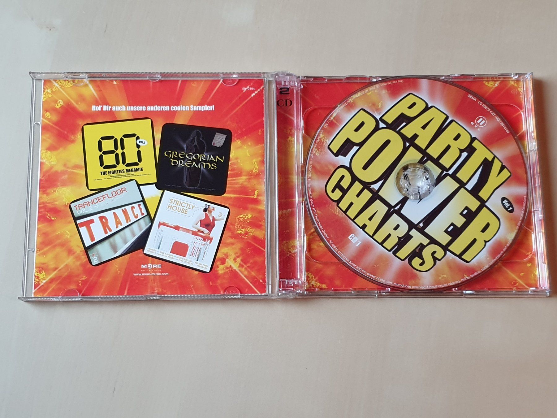 CDs: Party Power Charts Vol. 1 – D'occasion à Stansstad par collectorsshop 2