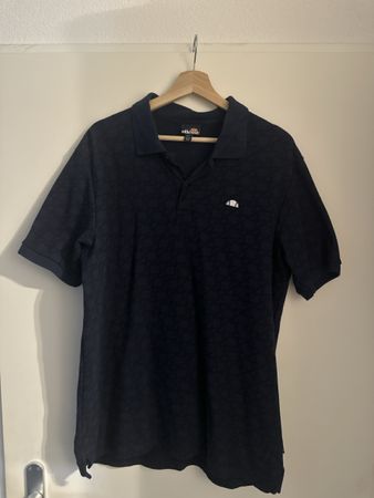 Herren Poloshirt Ellesse dunkelblau Grösse L 