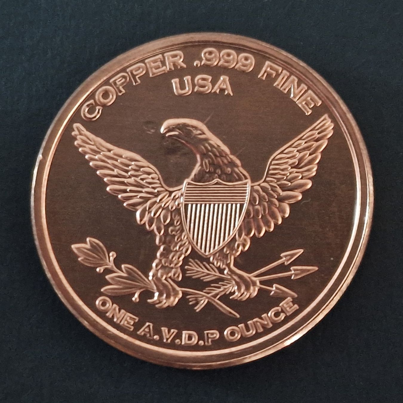 Medaglie: USA 1 Oz .999 Copper, Benjamin Franklin – Usato da Bouveret venduto da psv01 1