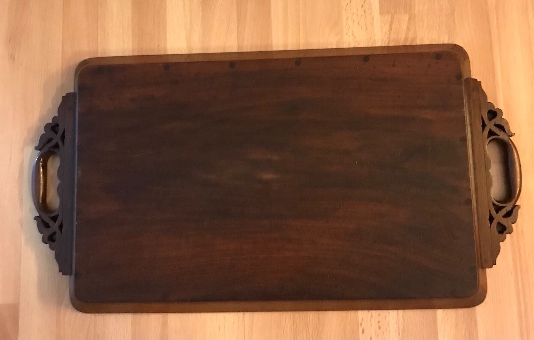 Articoli in legno: Tablett Servierbrett Einlegearbeit – Usato da Ennetmoos venduto da Tabakfrei 5