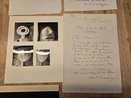 André Ramseyer Lettres signées et lot d'archives Neuchâtel