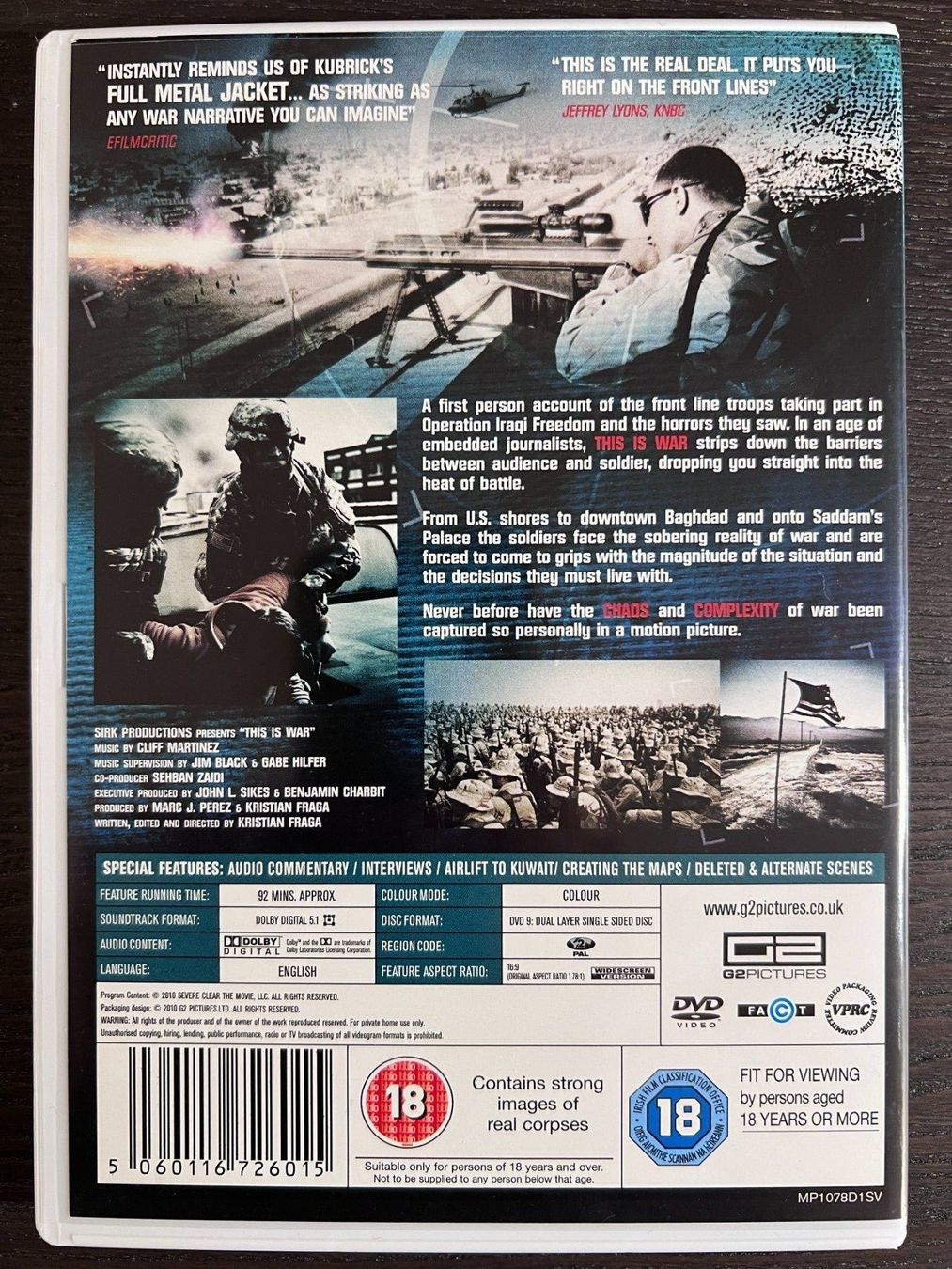 Tutti i DVDs: This is War ( Englisch ) – Usato da Zürich venduto da FilmFreunde 1