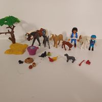 Lot de Playmobil divers animaux et Noël