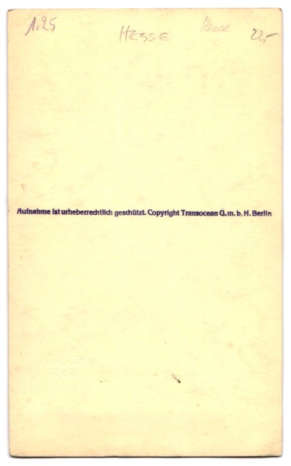 Fotografie & Manifesti: Fotografie Portrait Dr. Hesse, Leitender – Usato da Berlin venduto da bartko-reher 1