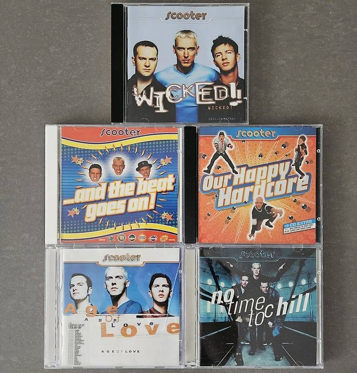 CD: 5 SCOOTER Alben (CDs) – Usato da Muri AG venduto da Sunhill82