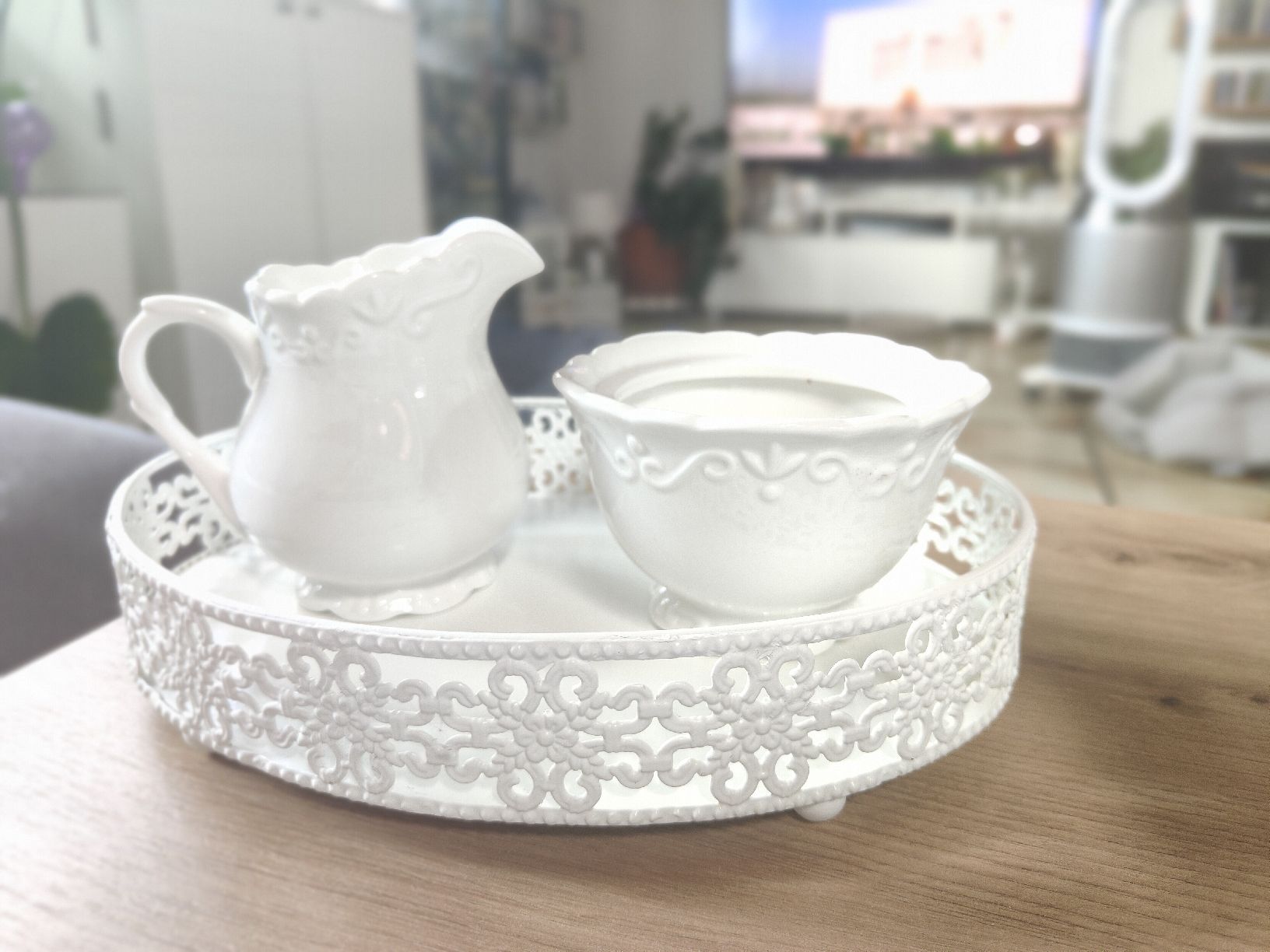 Set di piatti: Servier-Set Landhausstil / Shabby Chic – Nuovo (secondo la descrizione) da Ettingen venduto da schnaegli1987