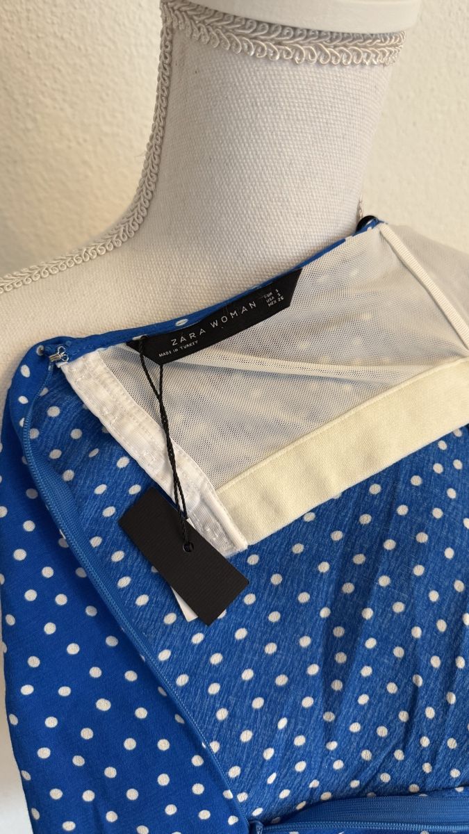Zara Top: Zara Top Dots S Blau – Nuovo (secondo la descrizione) da Liestal venduto da kurz.weilig 2