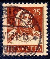 ZÜRICH 13 1931 TELLBRUSTBILD 25 RP  175 - N156