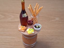 Apero Weinfass Handgemacht, auch für Maileg
