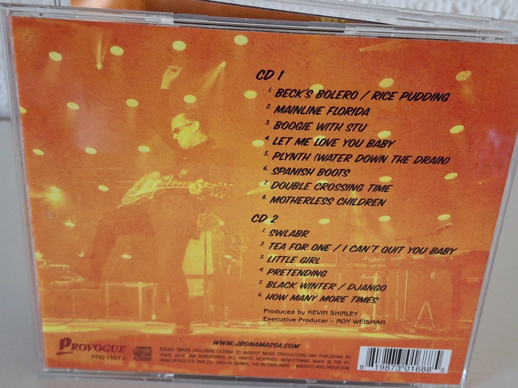 CD: 2CD Joe Bonamassa -  British Blues Explosion Live – Usato da Aarberg venduto da Jackup1 1