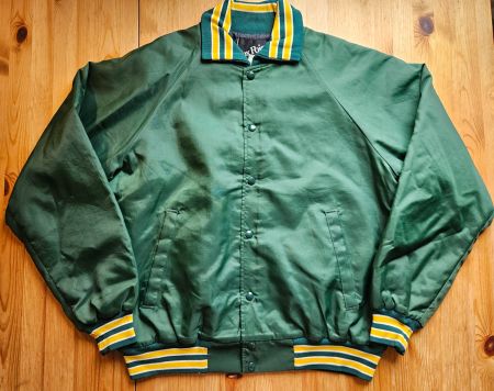 Jacke Fox Point USA Grösse L College Bomber vintage retro
