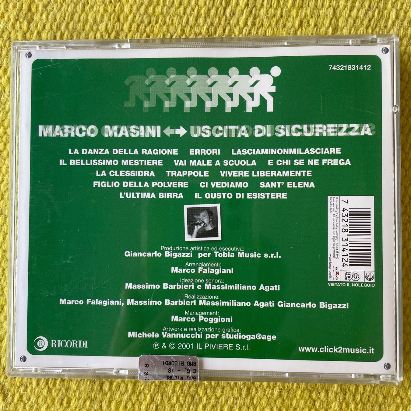 CDs: MARCO MASINI-USCITA DI SICUREZZA – Gebraucht aus Rorschacherberg von CD-Roli 1