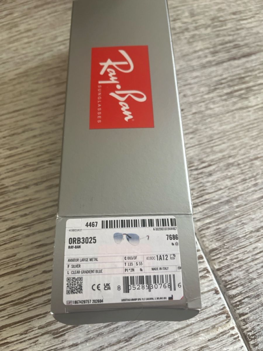 Ray-Ban Brillen & Gläser: Original aviator Ray Ban sun glasses Blue lenses – Gebraucht aus Rüschlikon von ant_5v7g 4