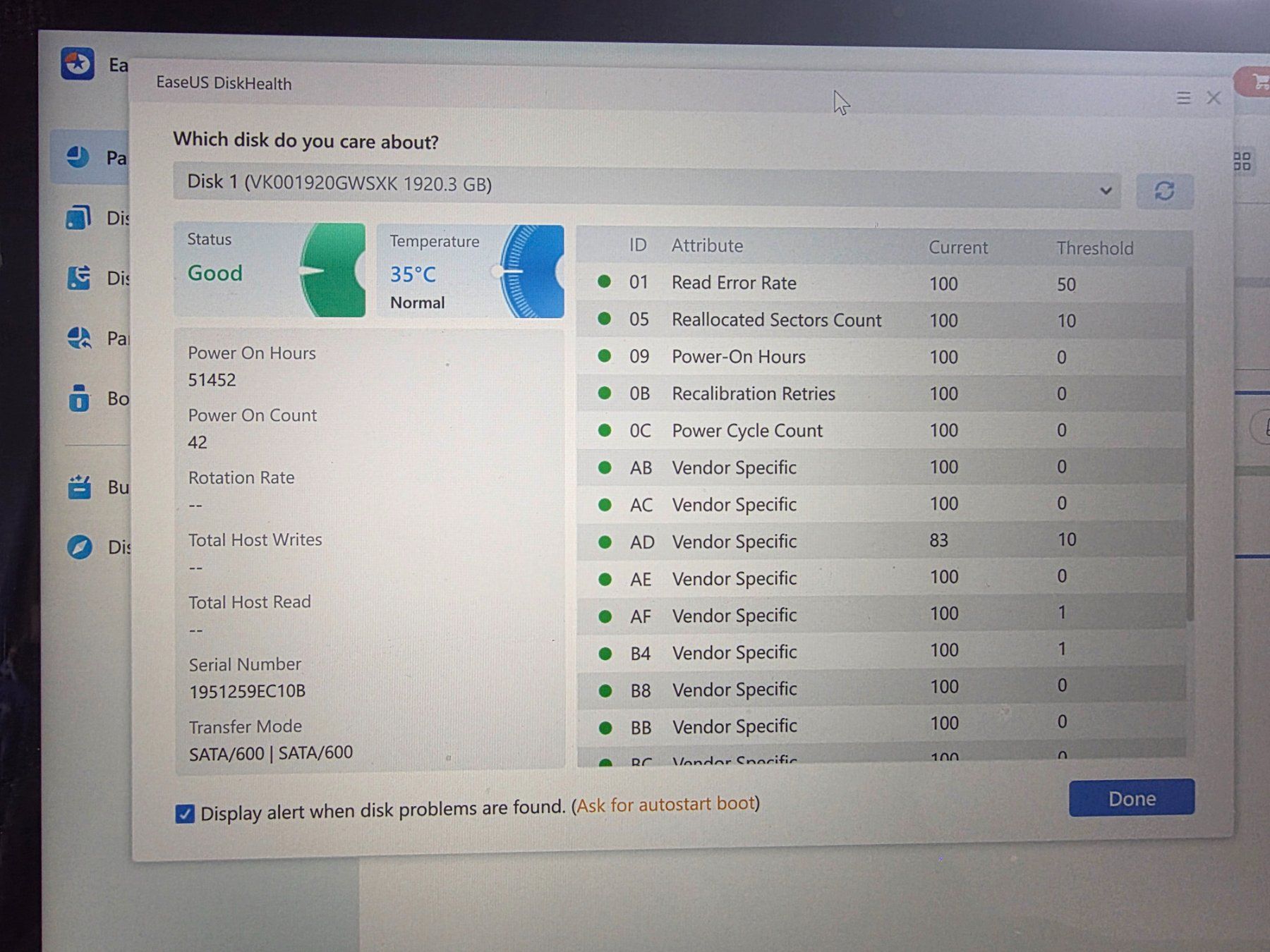 Hewlett Packard Harddisks: HPE 1.92TB SATA SSD 5200 ECO – Gebraucht aus Biberist von Volo28 2
