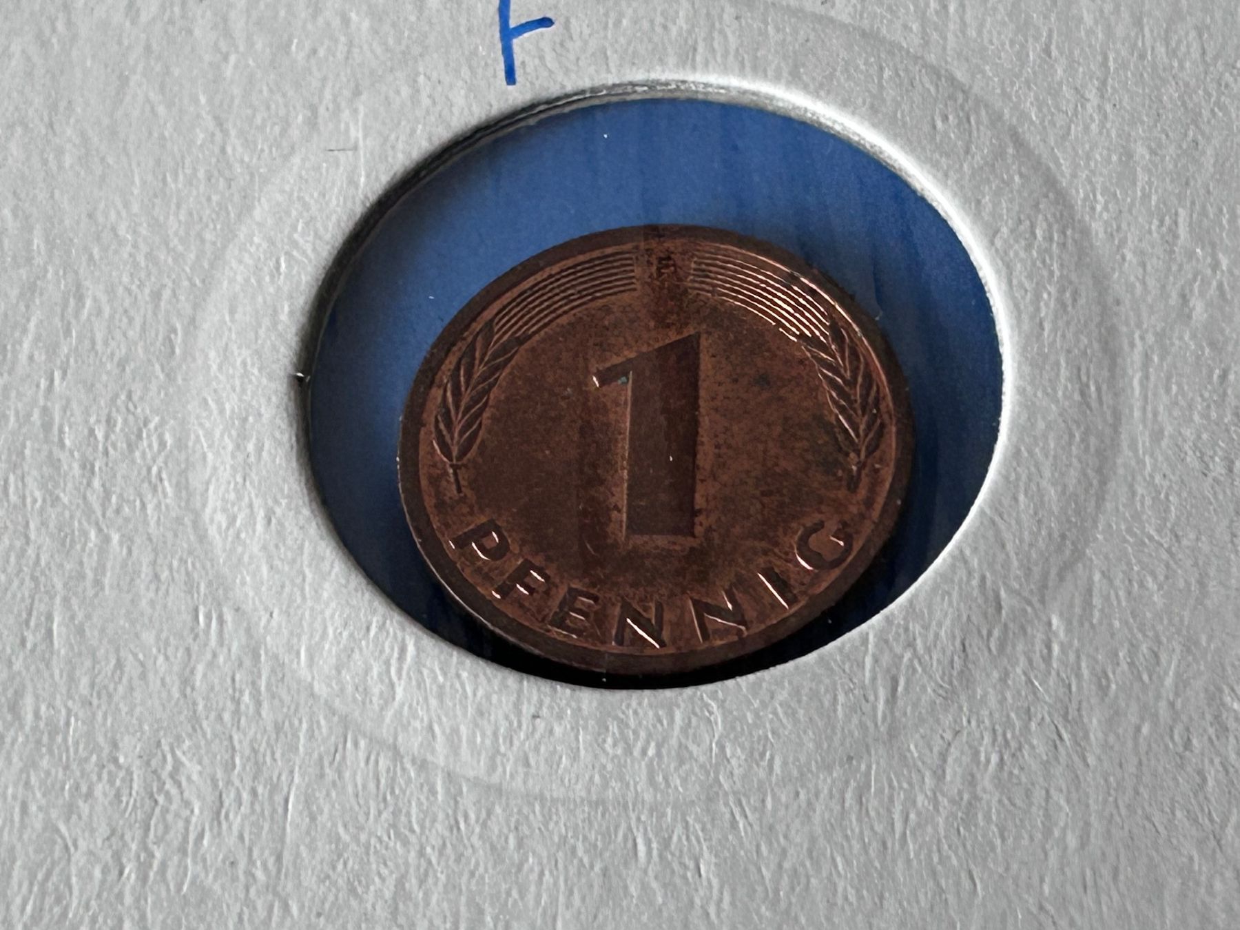 Tutti le monete: Germany - 1 Pfennig 1982 F – Usato da Corcelles NE venduto da AJKader 4