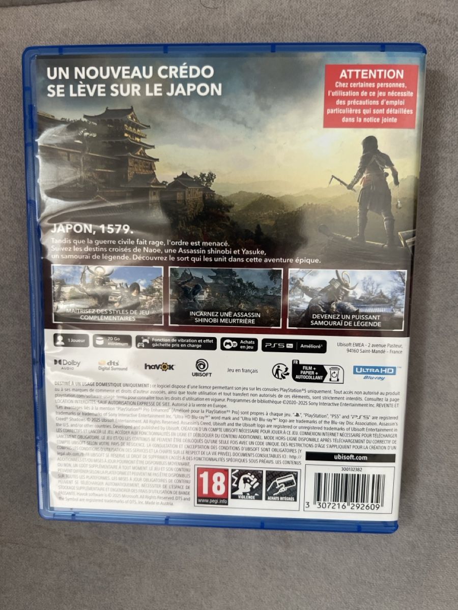 Spiele: Assassin's Creed Shadows PS5 Spiel – Gebraucht aus Buchs ZH von dani_realmadrid 2