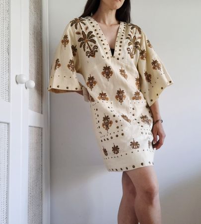 FARM RIO linen dress NEW